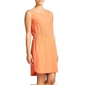 Athleta Astra Dress Sleeveless Womens Size 0 Tiger Lily Orange